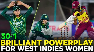 1st Innings Powerplay | Pakistan Women vs West Indies Women | 3rd T20I 2024 | PCB | M2F2A