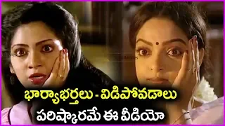 Best Acting Scenes In Telugu - Samsaram Oka Chadarangam Movie Scenes