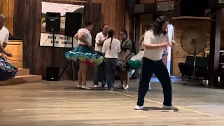 Zeb Ross and the J. Creek Cloggers - Folsom Prison Blues at Stompin Ground in Maggie Valley, NC