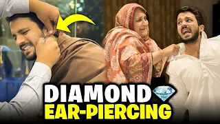 Diamond Ear Stud Gifted by a fan😁Amma sy chup Chupa k...🙈