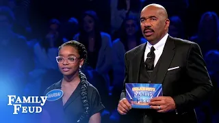 Can Marsai and Miles lead Team black-ish to $25,000? | Celebrity Family Feud