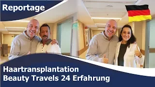 Haartransplantation Istanbul - Erfahrung Beauty Travels 24 Türkei