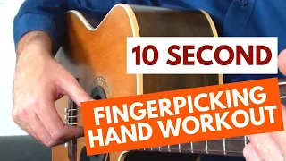 [Correct Fingerpicking Hand Position] - 10 Second Workout