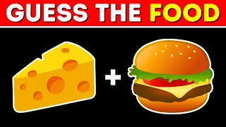 Guess The Food By Only 2 Emojis 🍓🍔 - Food Emoji Quiz Challenge