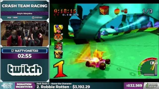 Crash Team Racing by nattyone720 in 52:19 - Awesome Games Done Quick 2017 - Part 149