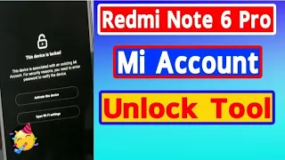 Redmi Note 6 pro mi account lock remove 1 click by umt tool # mi note 6 pro mi account unlock