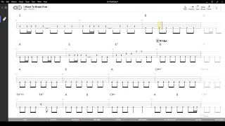 I Want To Break Free ( Queen ) ,Tablatura e base Senza Basso - Backing bass track