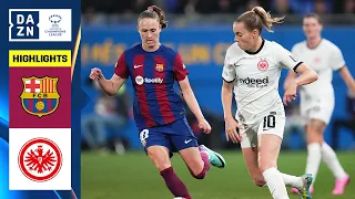 HIGHLIGHTS | FC Barcelona - Eintracht Frankfurt -- UEFA Women's Champions League 2023-24 (Deutsch)