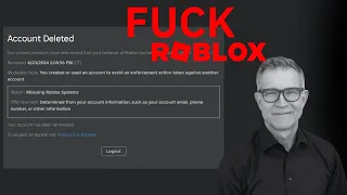 Roblox deleted my 5 year old account for no reason.