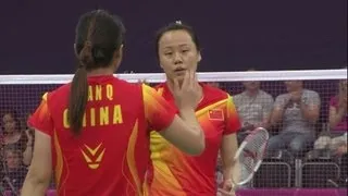 China v Japan - Women's Doubles Badminton Group D | London 2012 Olympics
