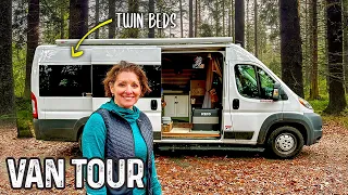 This Woman's Simple & Minimalist Camper Van Conversion is the Most Relatable I've Ever Seen!