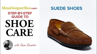 How To Clean Suede Shoes, MensDesignerShoe.com, ASMR