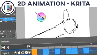 How to Animate in Krita - 2D Animation Tutorial ( My animation process + tips ) | TutsByKai