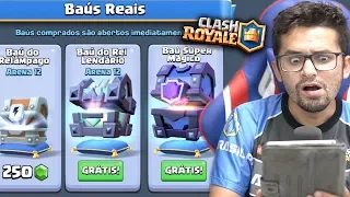 COMO GANHAR BAÚ DO REI LENDÁRIO E BAÚ SÚPER MÁGICO TOTALMENTE GRÁTIS NO CLASH ROYALE