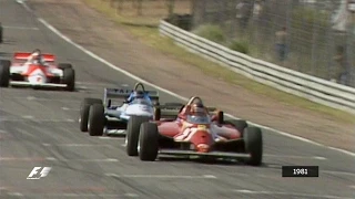 Gilles Villeneuve Holds Off the Pack | 1981 Spanish Grand Prix