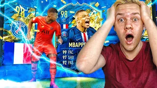 98 TOTS MBAPPE I EN PAKKE!!! *VANVITTIG LIGUE 1 TOTS PACKOPENING!*