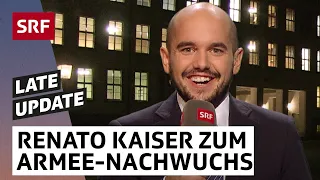 Renato Kaiser zu Nachwuchsproblemen in der Armee | Late Update mit Michael Elsener | Comedy | SRF