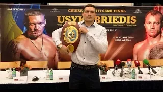 Усик vs. Бриедис. Последние дни перед боем. Эксклюзив из Риги