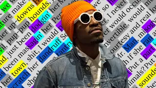 André 3000, The Guide | Rhyme Scheme Highlighted