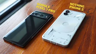 Google Pixel 7 Pro vs. Nothing Phone 2: Economical Flagship Showdown!