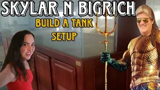 WE BUILD A WHOLE NEW TANK SETUP WITH AQUAEL.