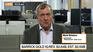 Barrick Gold CEO Sees Slightly Better 2Q Ahead