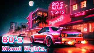 Miami Nights | Retro 80s Lofi Synthwave Mix | Neon Dreams