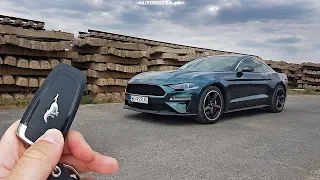 Ford Mustang Bullitt 5.0 V8 460 TEST POV Drive & Walkaround ENGLISH SUBTITLES