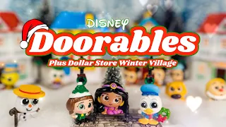 Let’s Take a Look At Disney Doorables: Mickey’s Christmas Carol Plus Dollar Store Winter Village