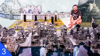 The BIGGEST wargaming board in YouTube History! MINAS TIRITH Lord of the Rings Warhammer Scenery