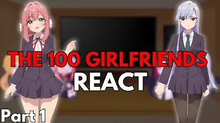 The 100 Girlfriends React To Rentarou As Ayanokoji || Part 1 || Eng/Ru
