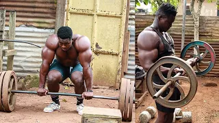 No Gym No Protein Powder But This African Bodybuilder Looks Jacked - Samuel Kulbila | Gym Devoted