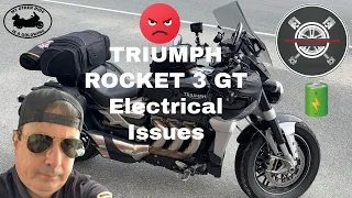 AMAZED - Triumph Rocket 3 GT Start and Electrical Issues Continue