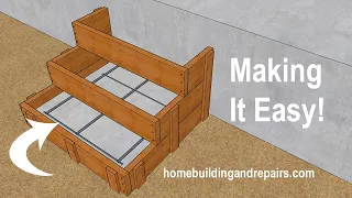 How To Install Rebar The Easy Way When Building A Small Concrete Stairway