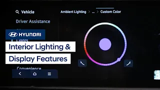 Interior Lighting and Display Features | Hyundai