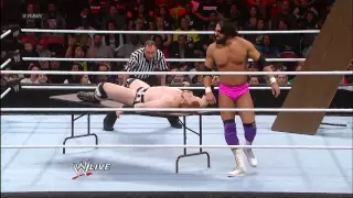 Sheamus vs. Damien Sandow - Raw Roulette Tables Match: Raw, Jan. 28, 2013
