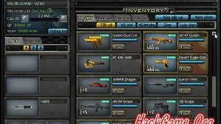 Huong Dan Quay Sung M4A1 RED Gragon, AMW Gold, RPK, FOX   Hack Vcoin GP CrossFire