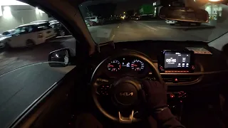 2023 Kia Picanto - Night Drive pov