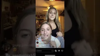 Maddie and Kenzie Ziegler Instagram live- July 2nd 2020