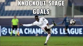 ALL CHAMPIONS LEAGUE KNOCKOUT STAGE GOALS 2021