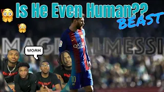 AMERICANS FIRST EVER REACTION TO Is Lionel Messi Even Human? - 15 Times He Did The Impossible - HD