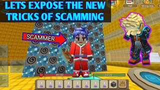 Lets Expose The New TRICKS Of Scamming Players New (Viral To Scam) IN SKYBLOCK BLOCKMAN GO MINECRAFT