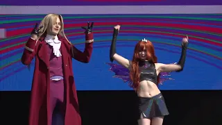 Cosplay defile-Club Winx-темная Блум,Валтор