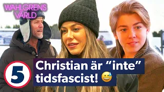 Wahlgrens värld | Christian blir galen när familjen Wahlgren alltid är försenade | Kanal 5