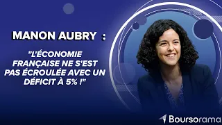 Manon Aubry (LFI) : "L'économie française ne s'est pas écroulée avec un déficit à 5% !"