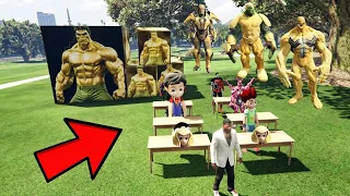 FRANKLIN Ask Question & Answers To Open GOLDEN HULK AVENGERS LUCKY BOX With Shinchan In GTA V