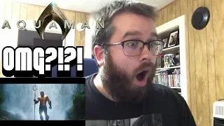 AQUAMAN – Extended Video/Trailer Reaction!!!!! (HYPE!!!!!)