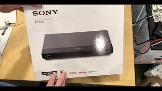 Sony UBP-X700 4K Ultra HD Blu-ray Player Unboxing
