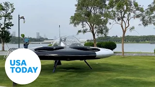 Tech company unveils 'flying saucer' transportation for tourists | USA TODAY