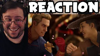 Gor's "Mortal Kombat 1 Homelander vs Kung Lao Intro" REACTION